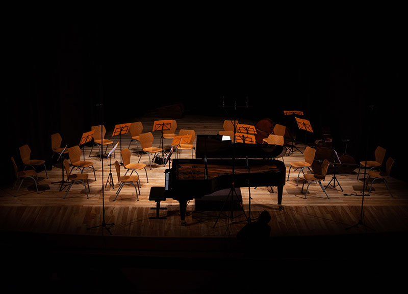 Scores and Sounds Showreel on stage